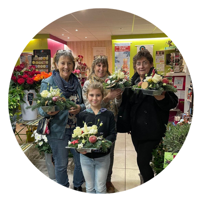 Atelier floral du mois de décembre